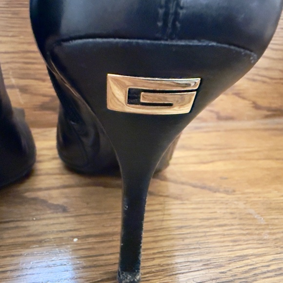 GUCCI RODIN MADE IN ITALY GENUINE BLACK LEATHER SHORT BOOTS sz 8.5 - Picture 5 of 10